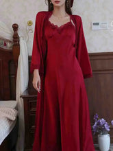 BXOXO Spring Red Silk Strap Dress Women Casual Korean Elegant Long Dress Patchwork Lace Midi Dresses Women Fashion Party V Neck